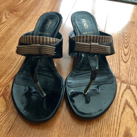 Fendi sandals wedges - Picture 4 of 4